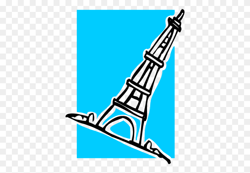 400x522 Torre Eiffel - París Francia Clipart