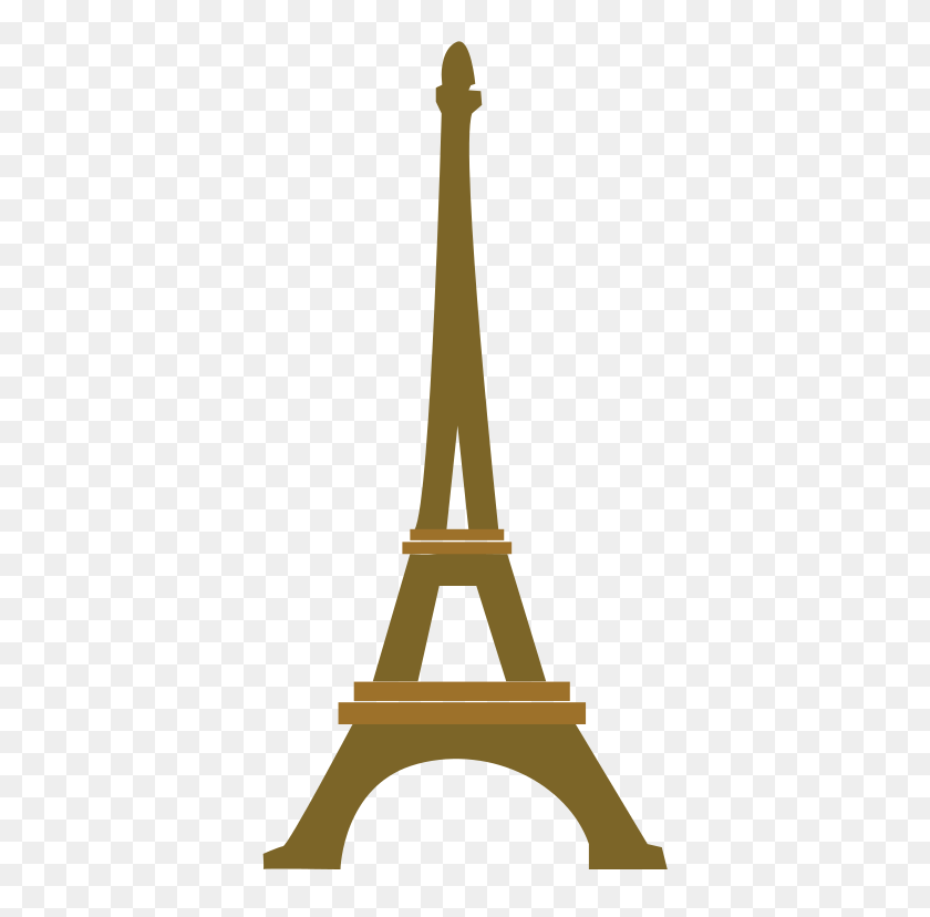 384x768 Eiffel Tower Brown Icon - Tour Eiffel Clipart