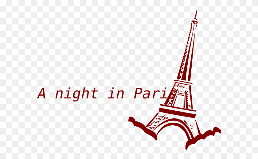 600x460 Eiffel Tower Clip Art - Paris Eiffel Tower Clipart