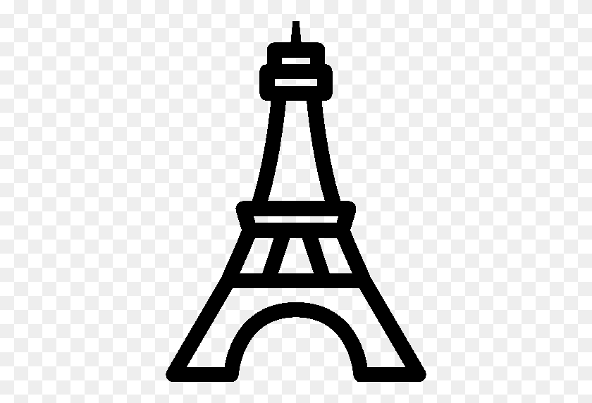 512x512 Icono De Clipart De La Torre Eiffel - Imágenes Prediseñadas De La Torre Eiffel De París