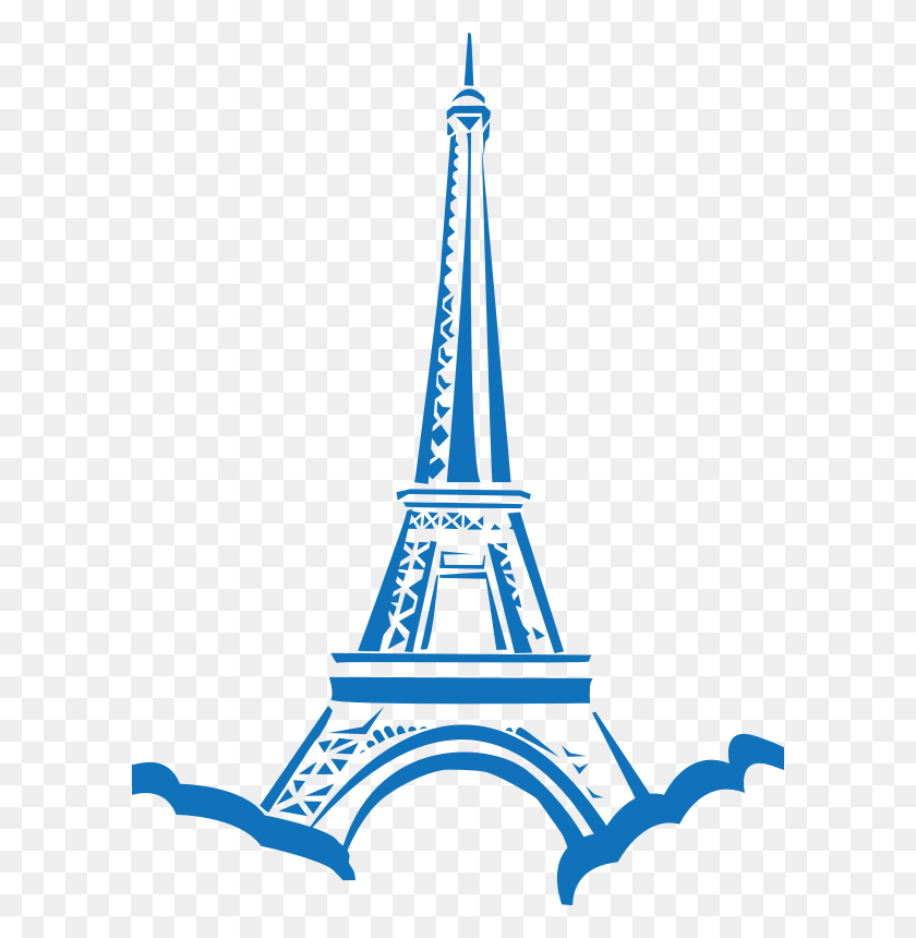 598x800 Torre Eiffel De París - Clipart De La Torre Eiffel De París