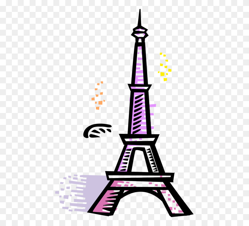 467x700 Эйфелева Башня, Париж, Франция - Париж Франция Клипарт