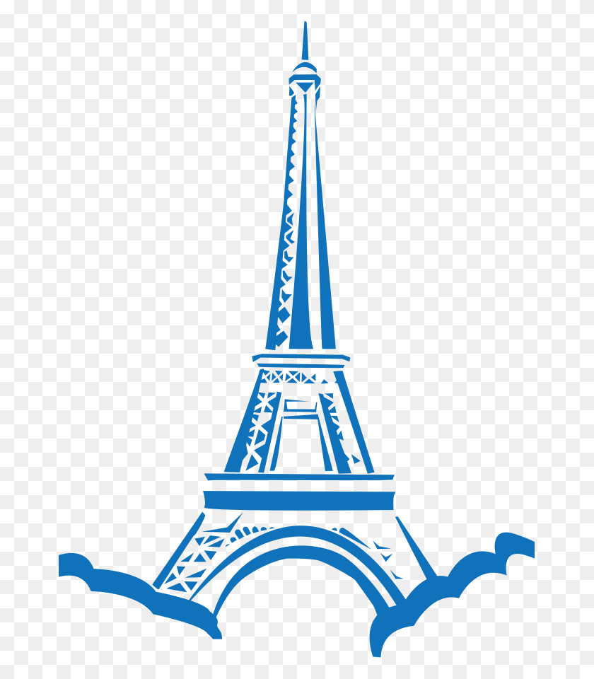 673x900 Эйфелева Башня В Париже Png Клипарт Для Интернета - Эйфелева Башня В Png