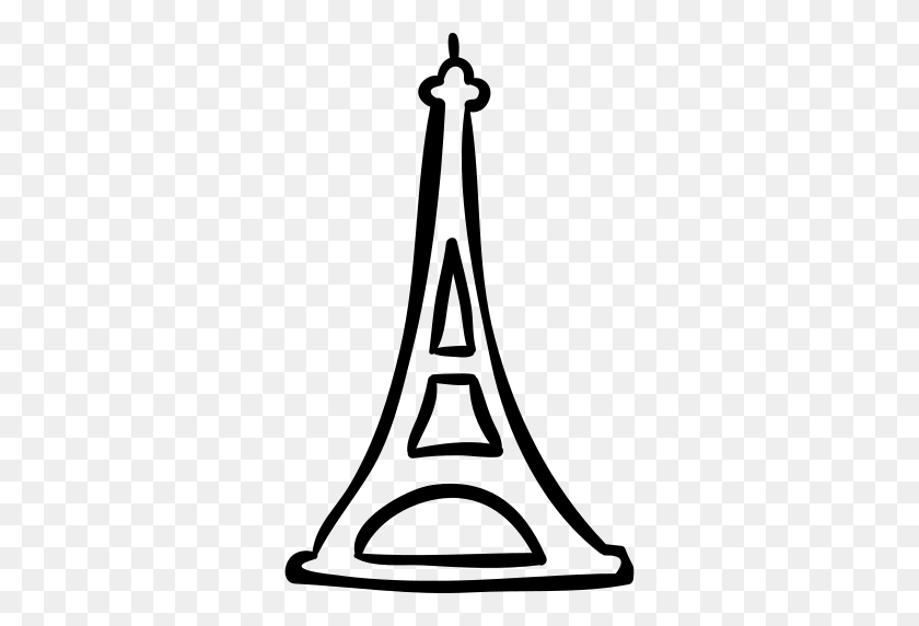 512x512 Icono De La Torre Eiffel Png - Imágenes Prediseñadas De La Torre Eiffel