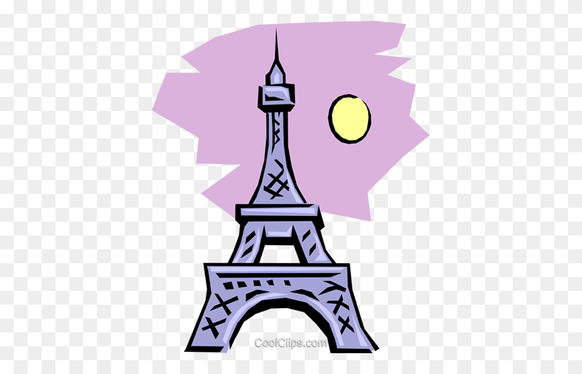 401x480 Ilustración De Imágenes Prediseñadas De Vector Libre De Regalías De La Torre Eiffel
