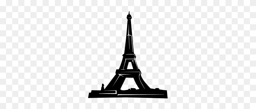 300x300 Eiffel Tower Sticker - Eiffel Tower Clip Art