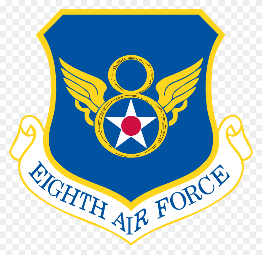 1000x968 Octava Fuerza Aérea - Logotipo De La Fuerza Aérea Png