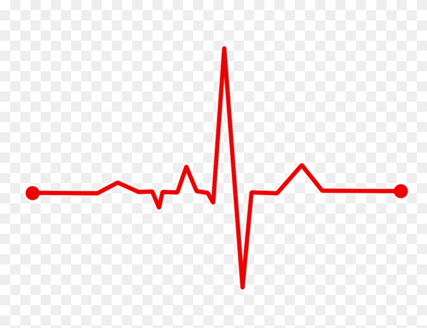 1280x960 Ekg Medical Clip Art Free - Heartbeat Line Clipart Black And White