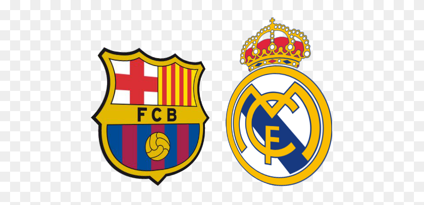 492x346 El Clasico Barcelona - Real Madrid Logo PNG