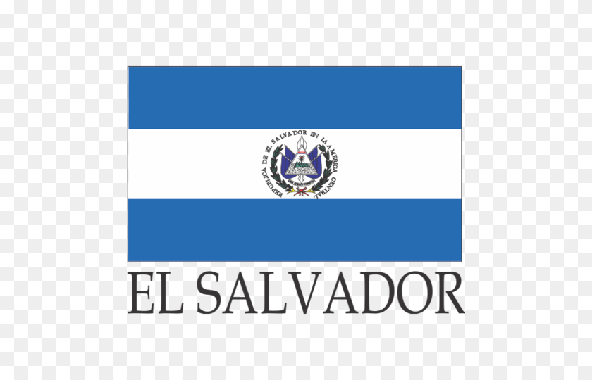 480x480 El Salvador Bandera Bordada Insignia De Banderas N Gadgets - Bandera De El Salvador Png