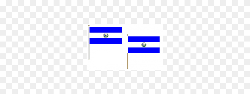 257x257 El Salvador De Tela Nacional De La Mano Ondeando La Bandera De Banderas Unidas - Bandera De El Salvador Png