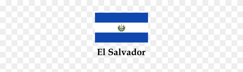 190x190 Флаг И Имя Сальвадора - Флаг Сальвадора Png