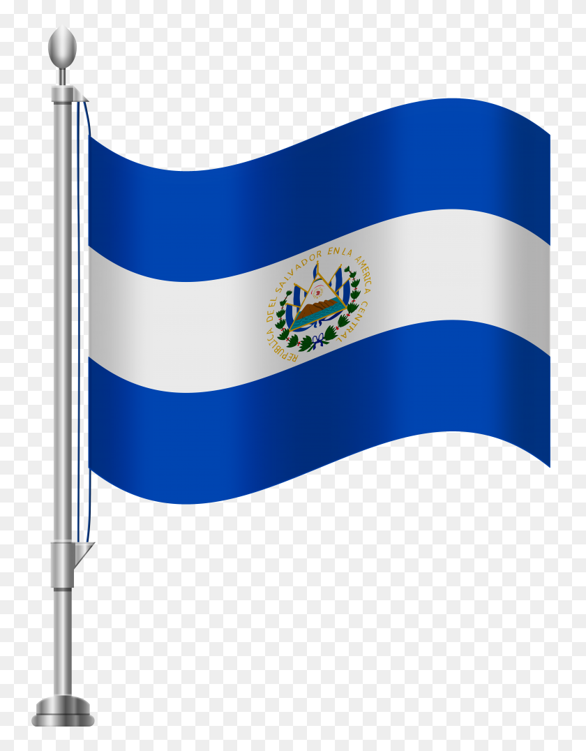 6141x8000 Bandera De El Salvador Png Clipart - Bandera De El Salvador Png