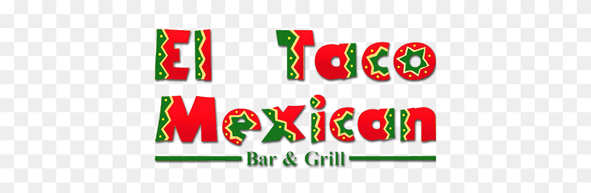400x215 El Taco Mexican Bar Grill - Taco Bar Clipart
