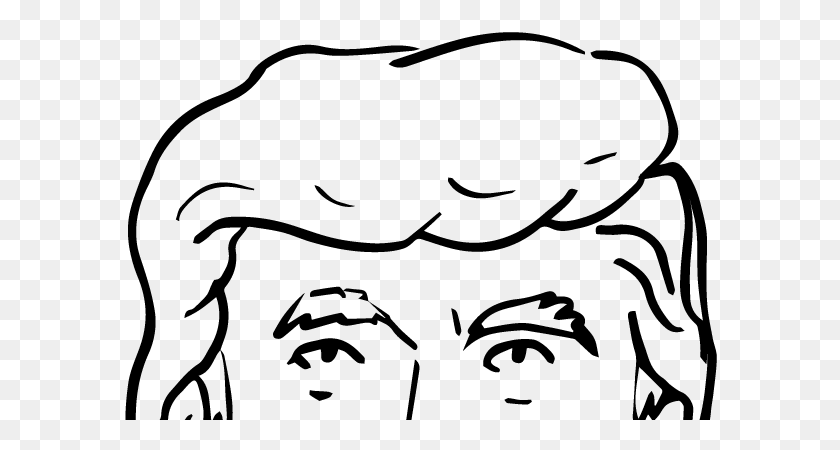 600x390 Pronóstico De Las Elecciones Fivethirtyeight - Trump Head Png