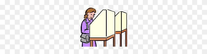 192x159 Election Pictures Clip Art - Voting Booth Clipart