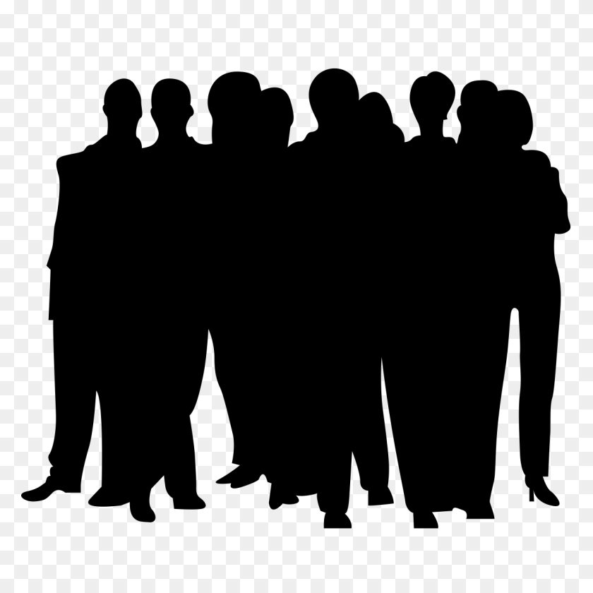 1200x1200 Elections Of The Next Membership Committee - Crowd Silhouette PNG
