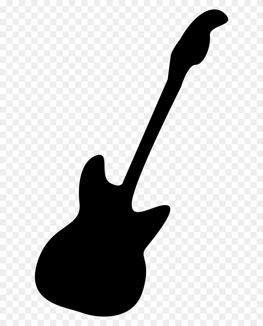618x980 Electric Bass Guitar Silhouette Png Icon Free Download - Guitar Silhouette PNG