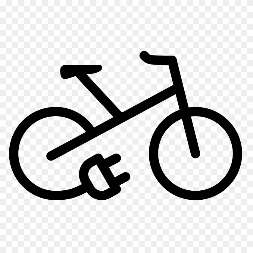 1600x1600 Icono De Bicicleta Eléctrica - Bici De La Suciedad Png