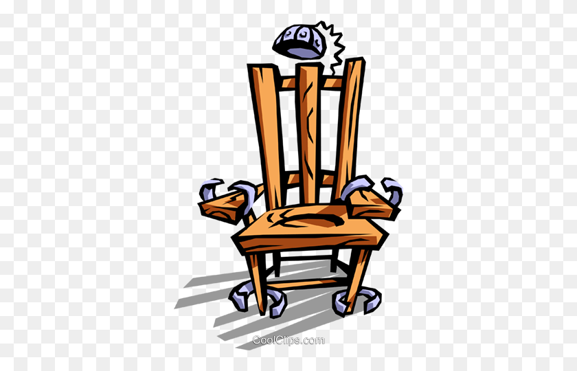 334x480 Electric Chair Royalty Free Vector Clip Art Illustration - Free Legal Clipart