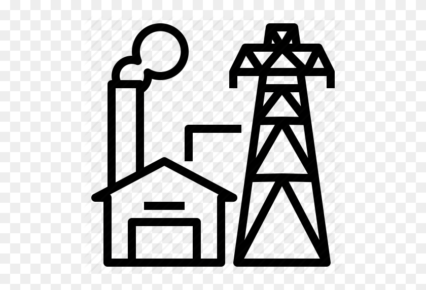 512x512 Electric, Energy, Geothermal, Manufactoring, Plant, Power Icon - Geothermal Energy Clipart