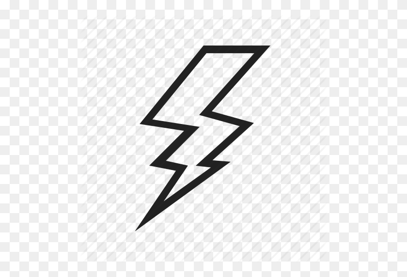 512x512 Электричество, Энергия, Молния, Мощность, Гром, Гроза, Погода - Логотип Грома Png