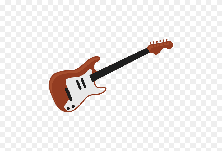 512x512 Electric Guitar Illustration - Guitar PNG