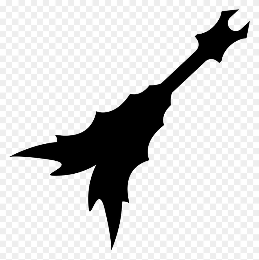 980x984 Electric Guitar With Several Spikes Png Icon Free Download - Spikes PNG