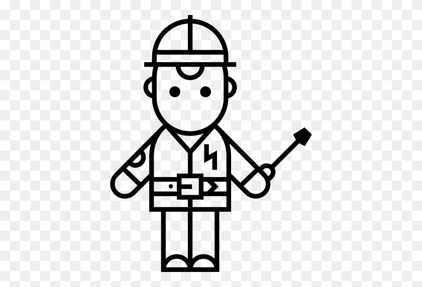 512x512 Electric Icon - Electrician Clipart