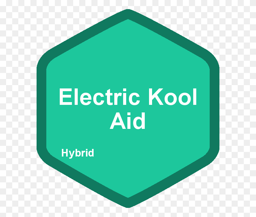 600x654 Electric Kool Aid, Гибридный The Duber - Kool Aid Png