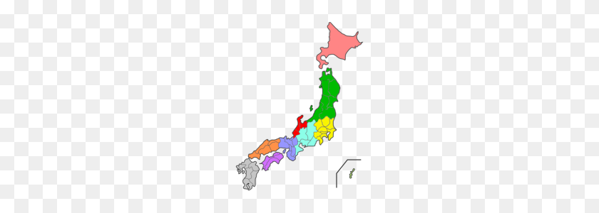 181x240 Mapa De Servicios Eléctricos De Japón - Japón Png