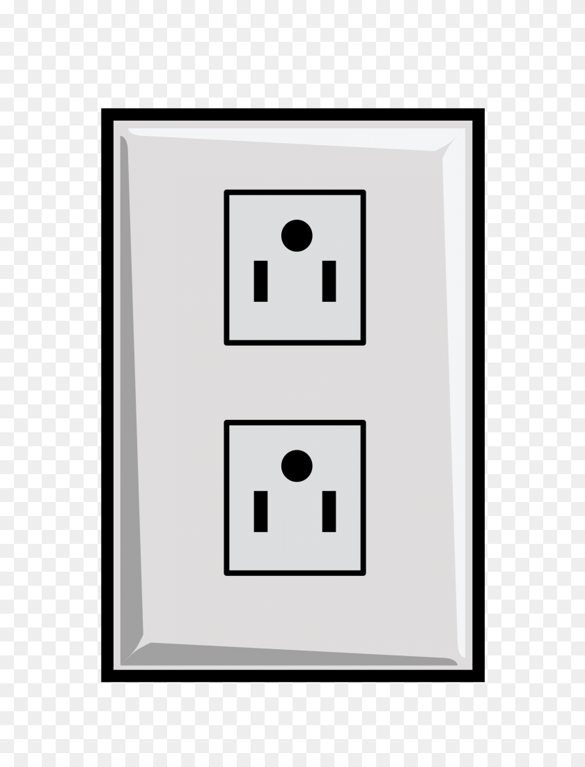 1800x2400 Electrical Clipart Wall Outlet - Outlet Clipart