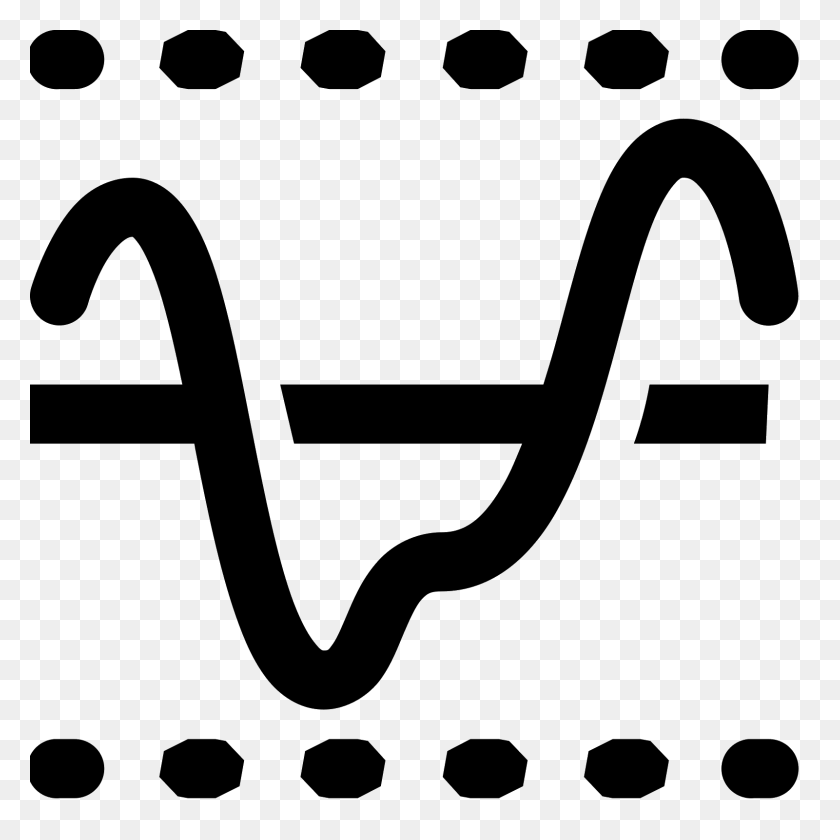 1600x1600 Electrical Threshold Icon - Squiggly Lines PNG