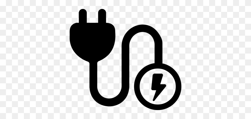 374x340 Electrical Wires Cable Power Cord Electricity Ac Power Plugs - Power Cord Clipart