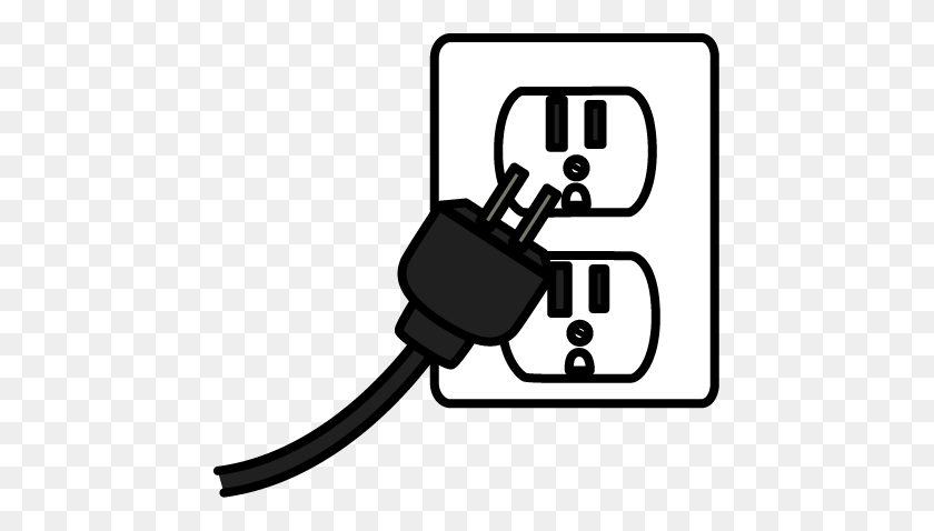 455x418 Electricity Clip Art - Phone Cord Clipart