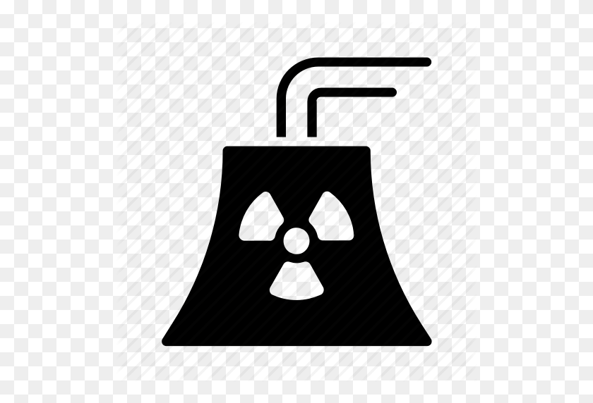 512x512 Electricity, Energy, Nuclear, Power, Power Plant, Radioactive Icon - Nuclear Power Plant Clipart