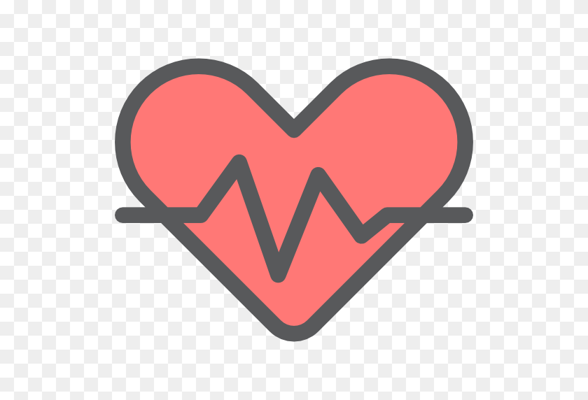 512x512 Electrocardiograma, Clínica De Salud, Médico, Hospital, Cardiograma - Healthcare Clipart