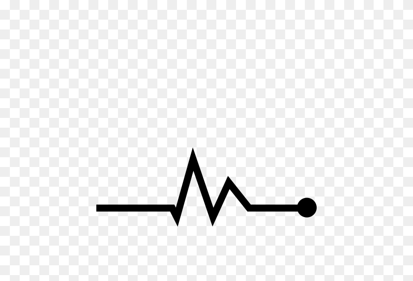 512x512 Электрокардиограмма, Частота Сердечных Сокращений, Значок Сердцебиения С Png И Вектор - Сердцебиение Png