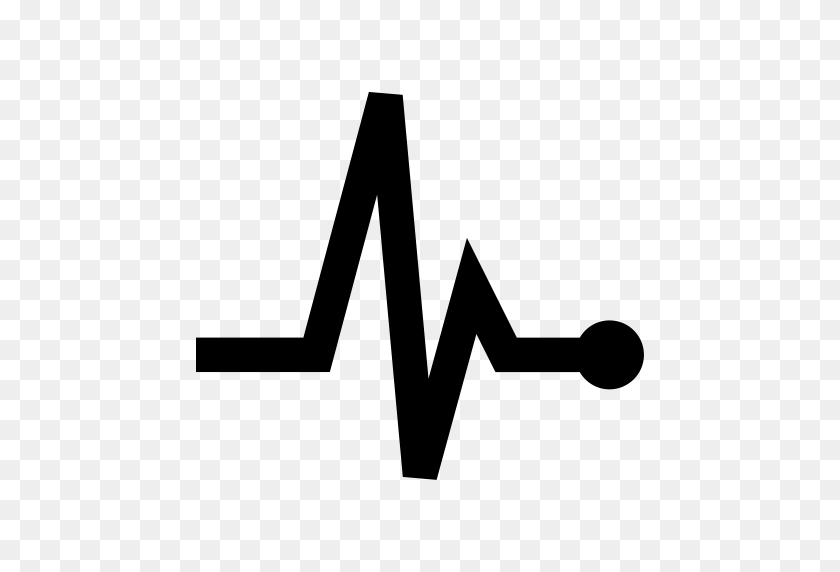 512x512 Электрокардиограмма, Сердцебиение, Значок Экрана Сердцебиения С Png - Линия Сердцебиения Png