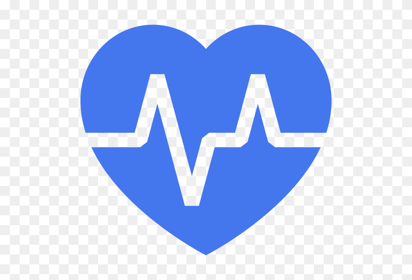 512x512 Электрокардиограмма, Электрокардиограмма, Значок Сердечного Ритма С Png - Частота Сердечных Сокращений Png
