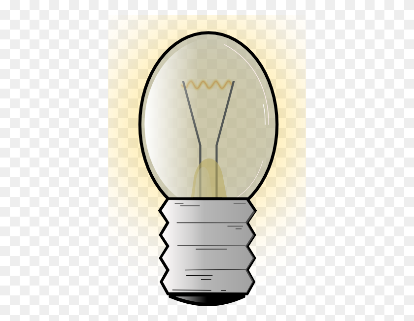 402x592 Electronic Light Bulb Clip Art Free Vector - Lightbulb Clipart Transparent