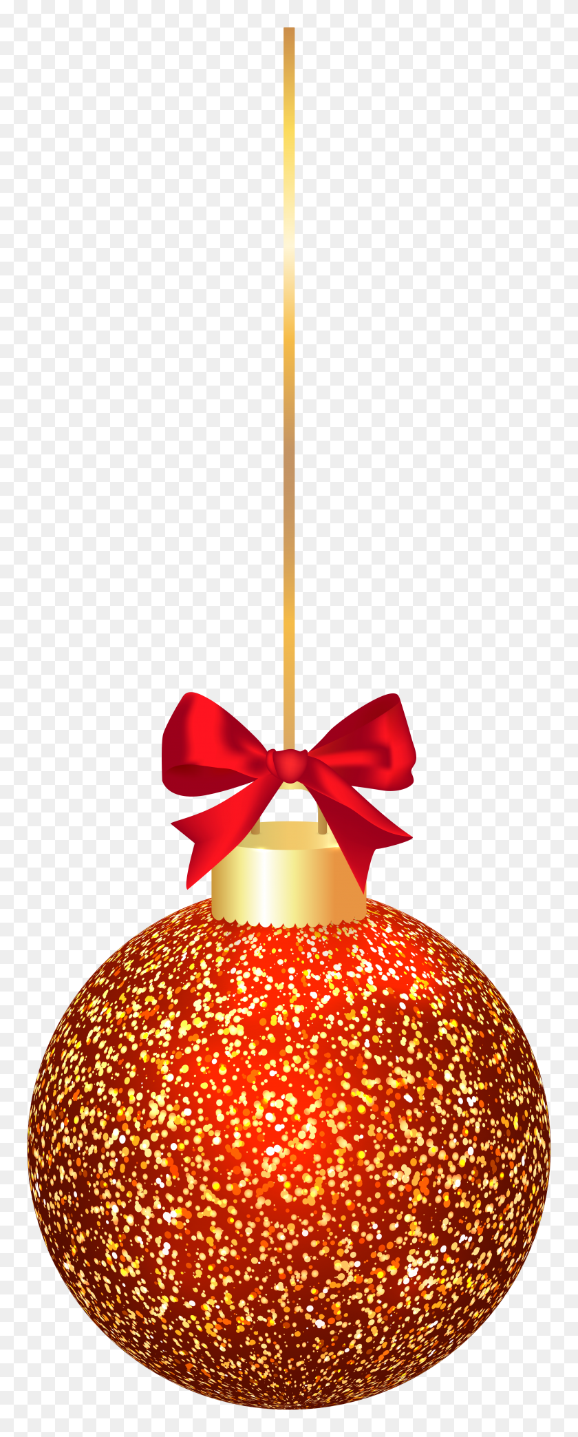 3078x8000 Elegant Christmas Red Ball Png Clip - Red Ball Clipart