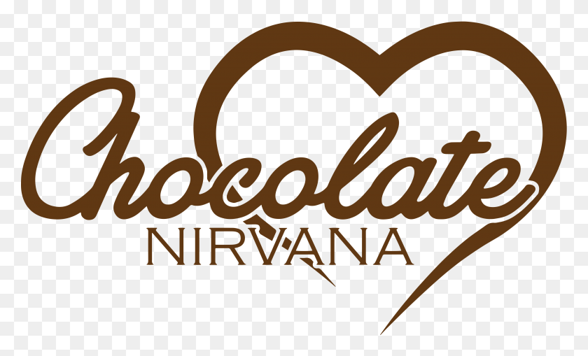 3859x2223 Elegante, Juguetón, It Company Diseño De Logotipo Para Chocolate Nirvana - Nirvana Logo Png