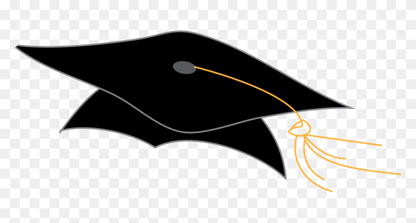 960x480 Elementos De Graduación Cap Y Diploma Design Vector Free Vector - Free Clipart Graduation Cap And Diploma