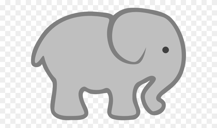 600x436 Imágenes Prediseñadas De Elefante - Clipart De Elefante Rosa