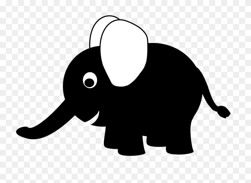 886x627 Elephant Clip Art - Sink Clipart Black And White