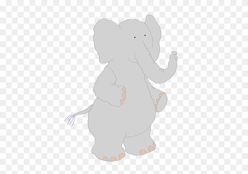 424x531 Elephant Clip Art - White Elephant Clip Art