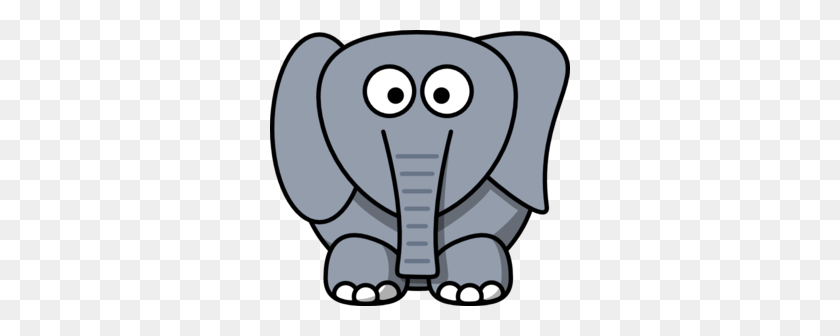 300x276 Elephant Clip Art Clipart Cliparts For You - Elephant Clipart Black And White