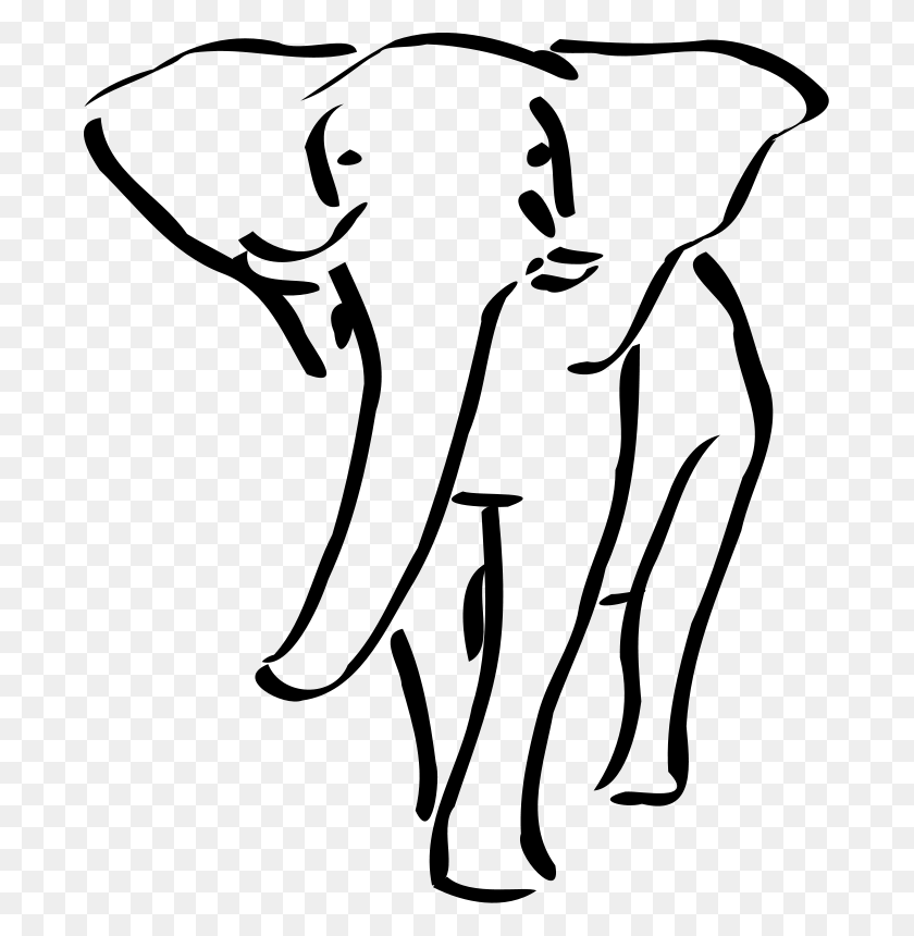 685x800 Elephant Clip Art Royalty Free Animal Images Animal Clipart Org - Black And White Zebra Clipart