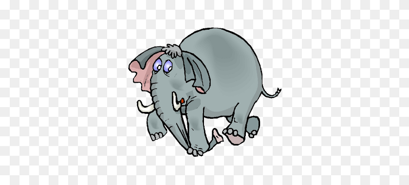 320x320 Elephant Clipart Funny - Elephant Clipart PNG